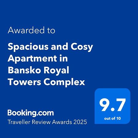 Spacious And Cosy Apartment In Bansko Royal Towers Complex Eksteriør billede